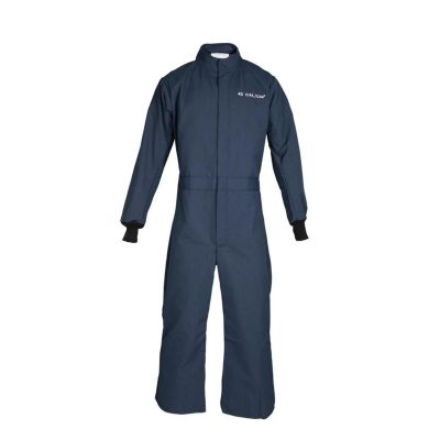 OBRLAN4-CVL-T2XL image(0) - OBERON Coveralls - Arc Flash - 40 Cal LAN - Color: Navy Blue - Size: 2XL Tall