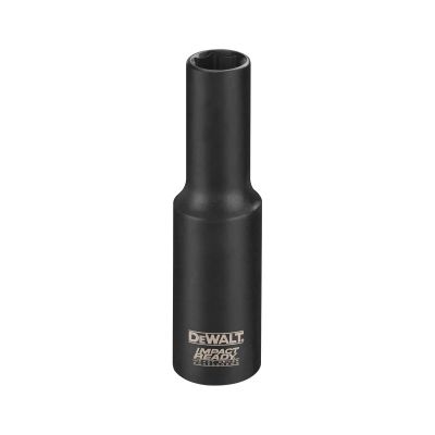 DWTDW22962 image(0) - DEWALT 1-1/8-Inch Impact Ready Deep Socket For 1/2-Inch Drive