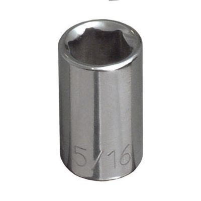 KLE65602 image(0) - Klein Tools 1/4-Inch Standard 6-Point Socket, 1/4-Inch Drive