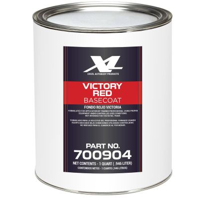 XLB700904 image(0) - Excel Auto Body Products VICTORY RED BASECOAT QT