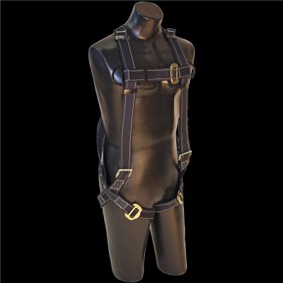 SRW800152 image(0) - FALL SAFE Safety Harness - A-SERIES NOMEX / KEVLAR WEB - Nomex / Kevlar Vest Style - Back, Pass Through, Pass Through - Size: Small