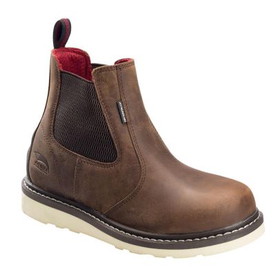 FSIA7510-8W image(0) - Avenger Wedge Romeo Series - Men's Boots - Soft Toe - EH|SR|PR - Brown/Black -Size: 8W