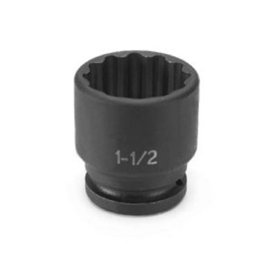 GRE3148R image(0) - Grey Pneumatic 3/4" Drive x 1-1/2" Standard - 12 Point Socket