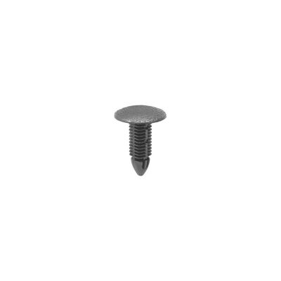 AVC17076 image(0) - AUVECO 17076 Single Head Type 1 Inner Fender Shield and Bumper Fascia Retainer, 18 mm Dia Bottom Head, Nylon, Black