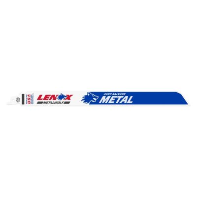LEX20191B12118R image(0) - Lenox Tools 12 Inch 18 TPI Metalwolf Wave Edge Reciprocating Saw Blades 25 Pack