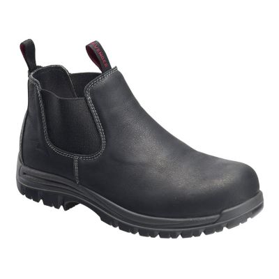 FSIA7111-10.5W image(0) - Avenger Foreman Romeo Series - Men's Mid Top Slip-On Boots - Composite Toe - IC|EH|SR|PR - Black/Black - Size: 10.5W