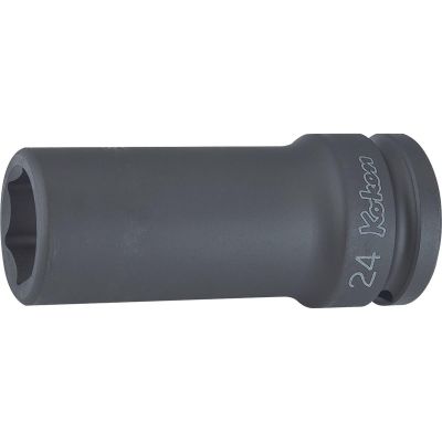 KKN16301A-1-5-8 image(0) - Ko-ken USA 16301A-1.5/8 3/4 Sq. Dr. Socket 1.5/8 6 point Length 100mm Thin walled