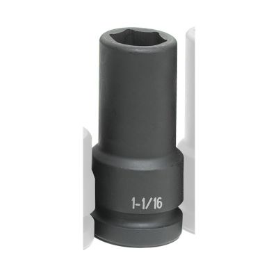 GRE4034DT image(1) - Grey Pneumatic 1" Drive x 1-1/16" Extra-Deep Thin-Wall Socket