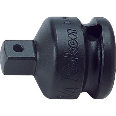 KKN13322A-P image(0) - Ko-ken USA 13322A-P 3/8 Sq. Dr. Adaptor 1/4 Square Length 27mm Pin type