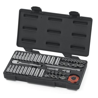 KDT80301 image(1) - GearWrench 51 Piece 1/4 Inch Drive 12 Point Standard & Deep SAE/Metric Mechanics Tool Set