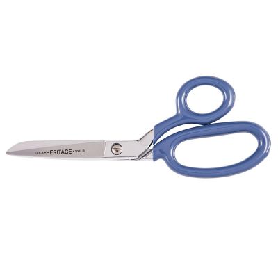 KLE206LR image(0) - Klein Tools Bent Trimmer, Large Ring, Blue Coating, 6-Inch