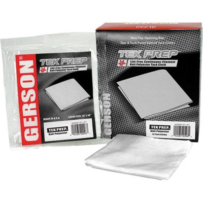 GEC020009C image(0) - Gerson Co. TekPrep 020009C Tack Cloth, 18 in L x 18 in W, White