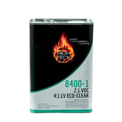 HIT8400-1 image(0) - High Teck Products 8400-1 Eco Clear 4:1, 2.1 VOC, High Gloss, Flexible, Gallon