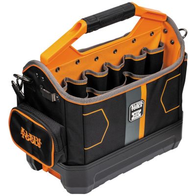 KLE62042 image(0) - Klein Tools Zipper Bag, Extra-Long Canvas Tool Pouch, 16-Inch, Natural