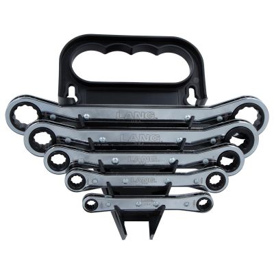 KAS5373 image(0) - Lang Tools (Kastar) 5373 - 5-Piece SAE Ratcheting Box Wrench Set