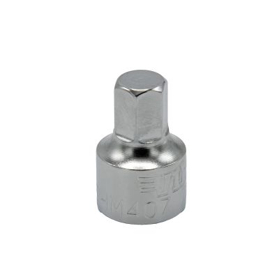 VIMSHM407 image(0) - VIM Tools 7 mm Hex One Piece Drive Bit, 1/4 Inch Square Drive