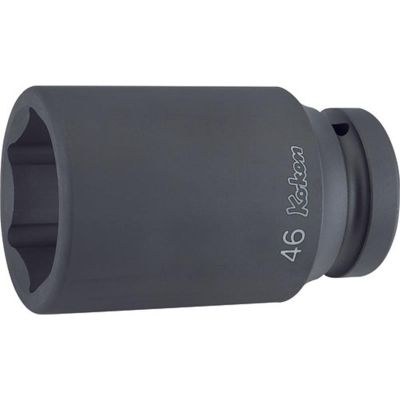 KKN18301M-30 image(0) - Ko-ken USA 18301M-30 1 Sq. Dr. Socket 30mm 6 point Length 108mm Thin walled