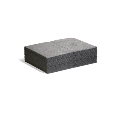 NPGMAT231 image(0) - New Pig Heavy-Weight Universal Absorbent Mat Pad - 15 Inch x 20 Inch - 50 Pack