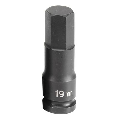 GRE2919M image(0) - Grey Pneumatic 1/2" Drive x 19mm Hex Driver
