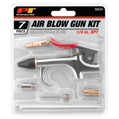 WLMM524 image(1) - Wilmar Corp. / Performance Tool 7 Piece Air Blow Gun Kit