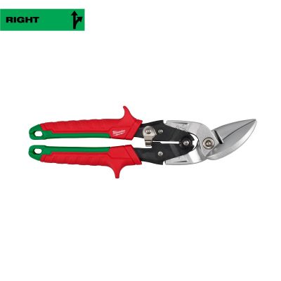 MLW48-22-4552 image(0) - Milwaukee Tool Right Cutting Offset Aviation Snips
