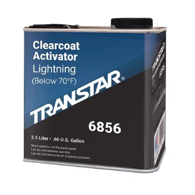 TRP6856 image(0) - Transtar Autobody Products 6856 - 6800 Series Fast Lightning Clear Coat Activator - 2.5 L - Clear - Liquid