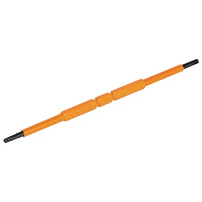 KLE13158INSP image(0) - Klein Tools Screwdriver Blades, Insulated Double-Ended TORX&reg;, 2-Pack