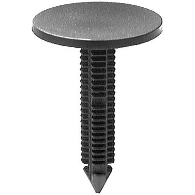 AVCAP12759 image(0) - AUVECO AP12759 Single Head Type 1 Trim Panel Retainer, 1 in Dia Bottom Head x 1-7/16 in L Stem, Nylon, Black