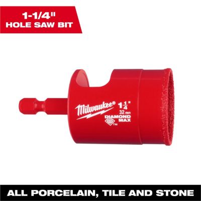 MLW49-56-0519 image(0) - Milwaukee Tool  1-1/4 Inch Diamond Max Hole Saw Bit
