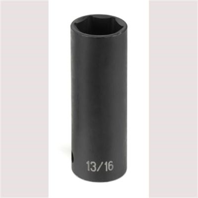 GRE2026DT image(0) - Grey Pneumatic 1/2" Drive x 13/16" Extra-Thin Wall Deep Socket