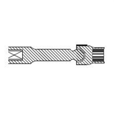 SUN218ZUDL image(0) - SUNEX 1/2"DR 9/16" 12PT DRIVELINE IMP SKT