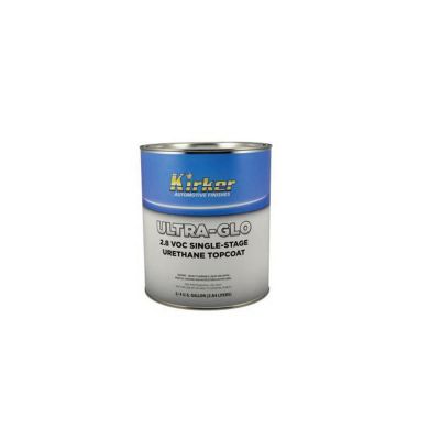 KIRUA70330-1 image(0) - Kirker Paints UA70330-1 Low VOC Acrylic Urethane Topcoat, 1 gal, Super Jet Black, 20 min Curing