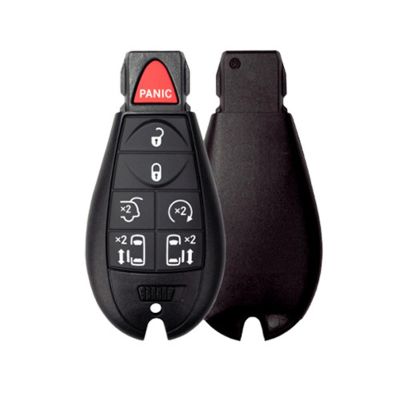 XTL17302256 image(0) - Nitrous Keys Dodge/Jeep 2008+ 7-Button Fobik (Style #6)