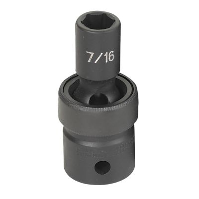GRE2014U image(0) - Grey Pneumatic 1/2" Drive x 7/16" Standard Universal Socket