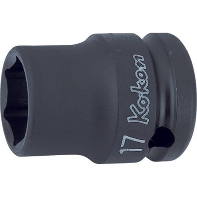 KKN14401A-1-3-8 image(0) - Ko-ken USA 14401A-1.3/8 1/2 Sq. Dr. Socket 1.3/8 6 point Length 46mm Thin walled