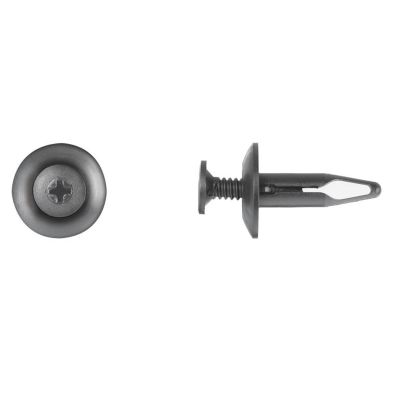 DCO9067PK image(0) - Disco Automotive Hardware 1/4" BLK NYL RAD SHRD BLND RVT