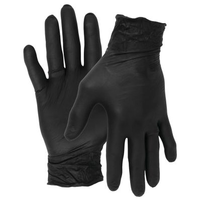WLMW89012 image(0) - Wilmar Corp. / Performance Tool Black Nitrile Gloves Large