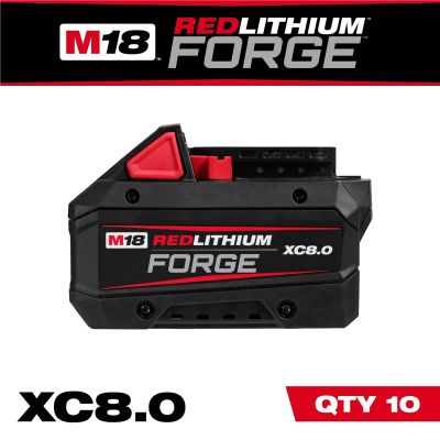 MLW48-11-1814 image(0) - Milwaukee Tool M18 REDLITHIUM FORGE HD12.0 Battery  - 10 Pack