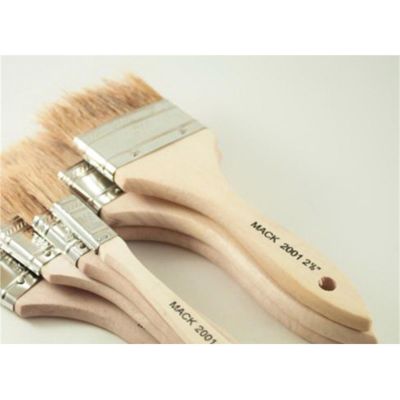 MAB2001-15 image(0) - Mack Brushes Whitey II 2001-15 2001 Series All Purpose Throw-Away Chip Brush, 1-1/2 in, Wood Handle, Natural White