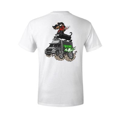 VIMBDTTW-L image(0) - VIM Tools VIM BAD DOG TOOL TRUCK T SHIRT (WHITE) - LARGE