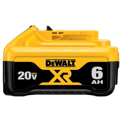DWTDCB206-2 image(0) - DeWalt 20V MAX* 6Ah Battery (2 pk)