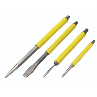 WLMW753 image(0) - Wilmar Corp. / Performance Tool 4 Piece Punch and Chisel Set