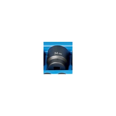 GRE2134M image(0) - Grey Pneumatic 1/2" Drive x 34mm Standard - 12 Point Socket
