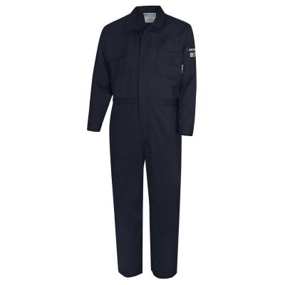 OBRZFE109-XL image(0) - OBERON Coveralls - FR/Arc-Rated 7.5 oz  88/12 - Navy - Size: XL