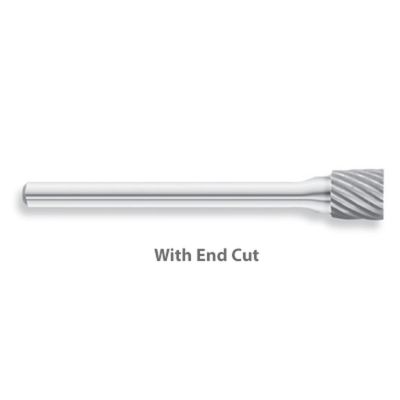 HTCSB-51 image(0) - HTC Tool SB-51 Solid Carbide Burr, Cylinder Shape, Single Cut with End Cut