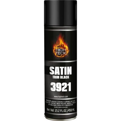 HIT3921 image(0) - High Teck Products SATIN TRIM BLACK AEROSOL
