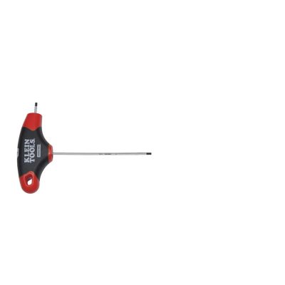 KLEJTH4E08 image(0) - Klein Tools 1/8-Inch Hex Key, Journeyman&trade; T-Handle, 4-Inch