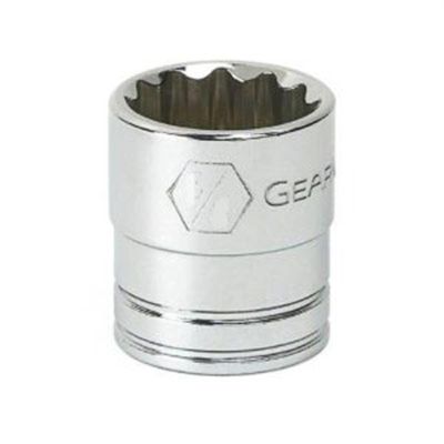 KDT80496 image(0) - GearWrench 3/8 Inch Drive 12 Point Standard SAE Socket 1/4 Inch