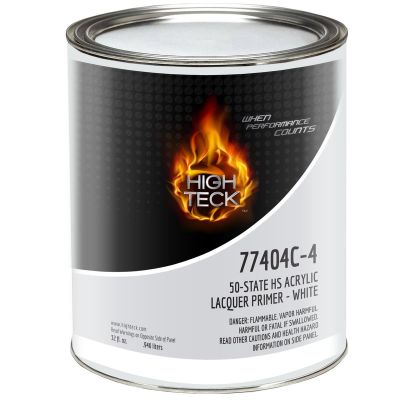HIT77404C-4 image(0) - High Teck Products 77404C-4 High Solids Acrylic Lacquer Primer-white-QT