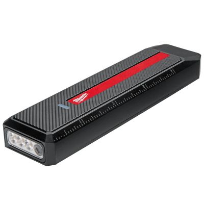 MLW2016R image(0) - Milwaukee Tool Rechargeable Flat Flashlight With Green Laser
